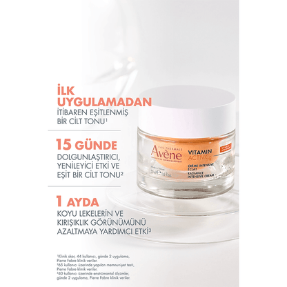 Avene Vitamin Activ Cg Işıltı Veren Antioksidan İçerikli Yoğun Yüz Kremi 50 ml