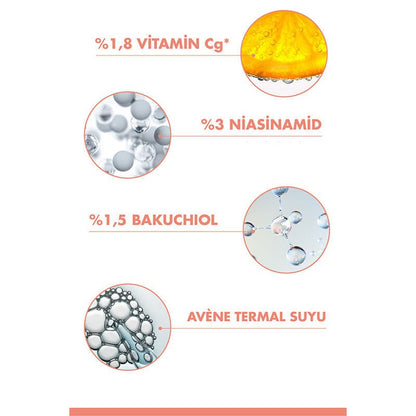 Avene Vitamin Activ Cg Işıltı Veren Antioksidan İçerikli Yüz Serumu 30 ml