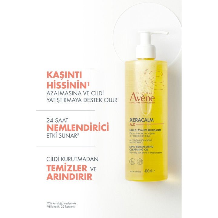 Avene XeraCalm A.D Lipid-Repleshing Cleansing Oil 400 ml