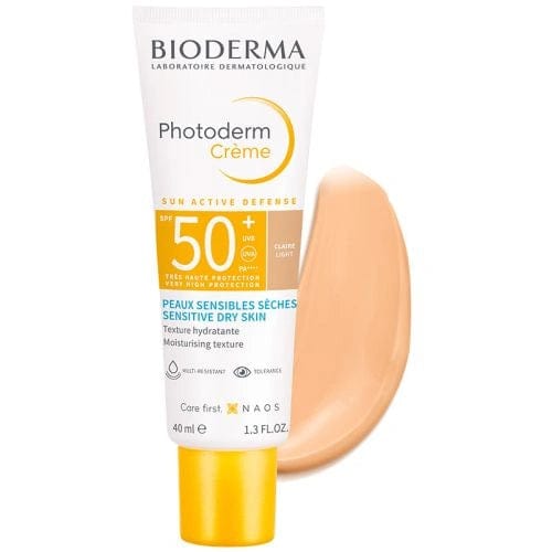 Bioderma Photoderm Kuru Ciltler için Yüksek Koruma Sağlayan Renkli Güneş Kremi SPF50+ 40 ml - Light