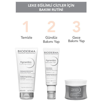 Bioderma Pigmentbio Leke Karşıtı Gece Bakım Kremi 50 ml