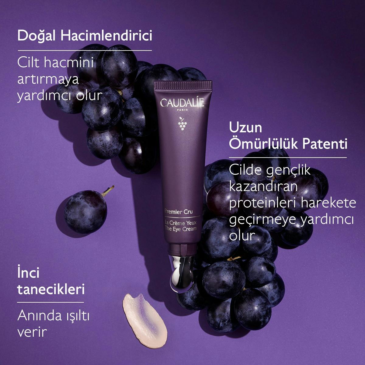 Caudalie Premier Cru Kapsamlı Yaşlanma Karşıtı Göz Bakım Kremi 15 ml