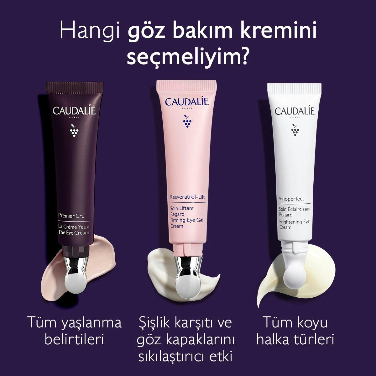 Caudalie Premier Cru Kapsamlı Yaşlanma Karşıtı Göz Bakım Kremi 15 ml