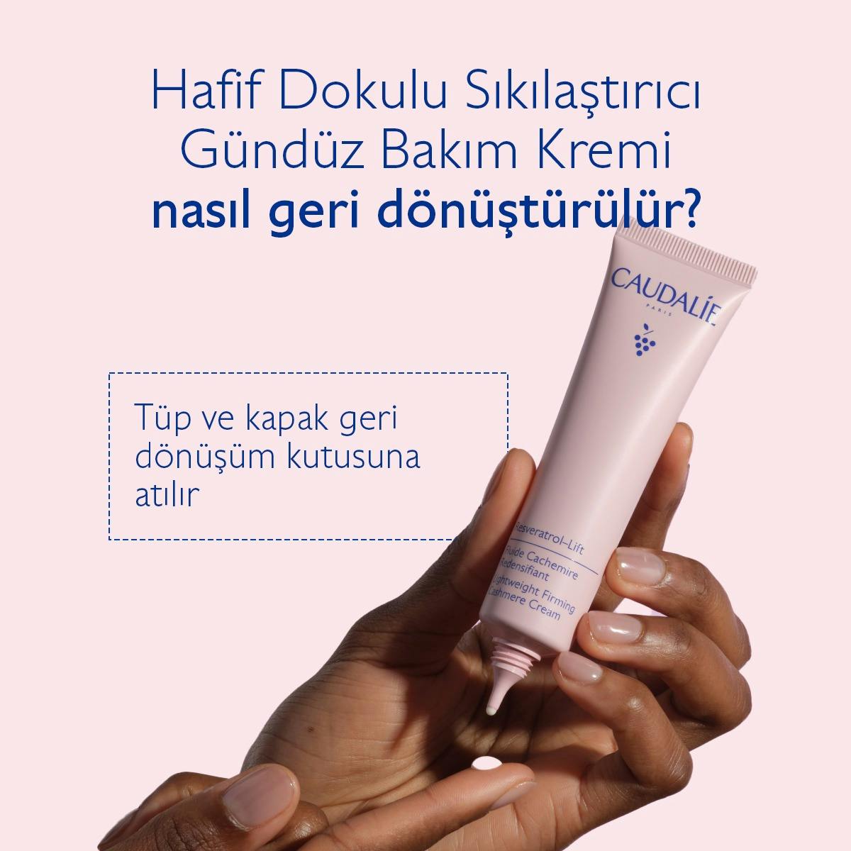Caudalie Resveratrol Lift Sıkılaştırıcı Etkili Hafif Dokulu Kaşmir Gündüz Bakım Kremi 40 ml