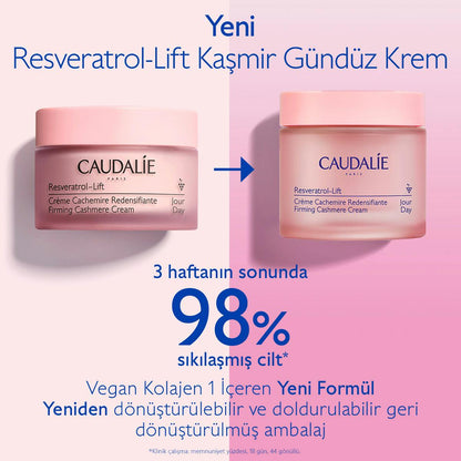 Caudalie Resveratrol Lift Sıkılaştırıcı Kaşmir Gündüz Bakım Kremi 50 ml