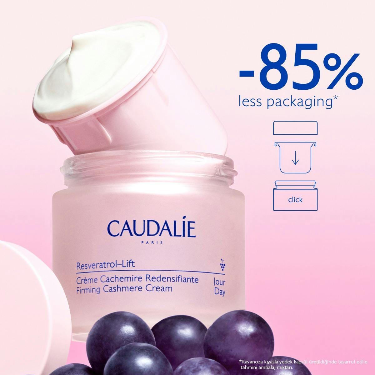 Caudalie Resveratrol Lift Sıkılaştırıcı Kaşmir Gündüz Bakım Kremi 50 ml