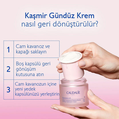 Caudalie Resveratrol Lift Sıkılaştırıcı Kaşmir Gündüz Bakım Kremi 50 ml - Refill