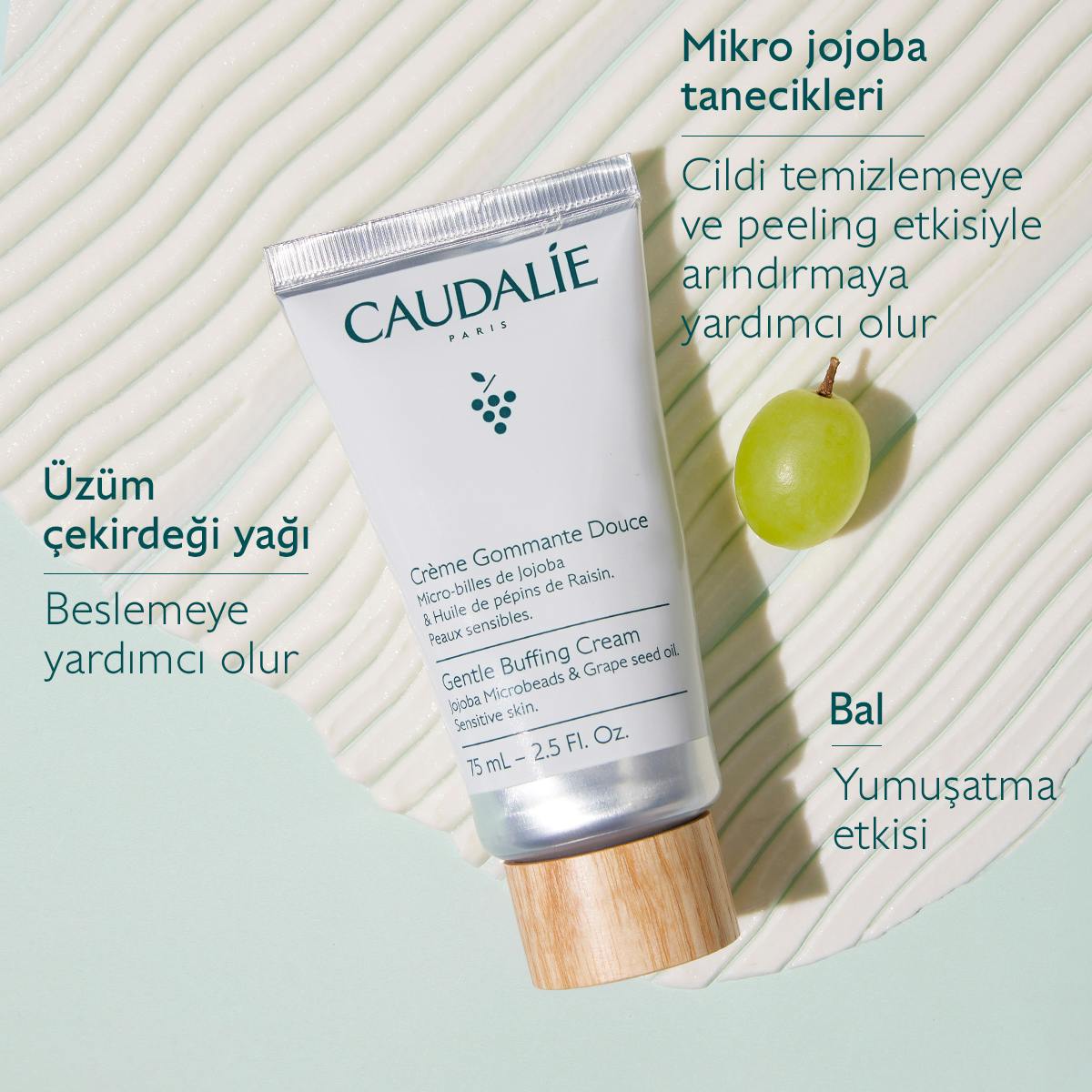 Caudalie Vinoclean Hassas Temizleyici Peeling 75 ml