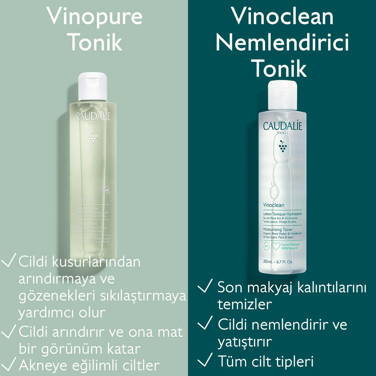 Caudalie Vinoclean Nemlendirici Tonik 100ml