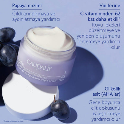 Caudalie Vinoperfect Leke Karşıtı Glikolik Gece Bakım Kremi 50 ml
