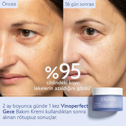 Caudalie Vinoperfect Leke Karşıtı Glikolik Gece Bakım Kremi 50 ml