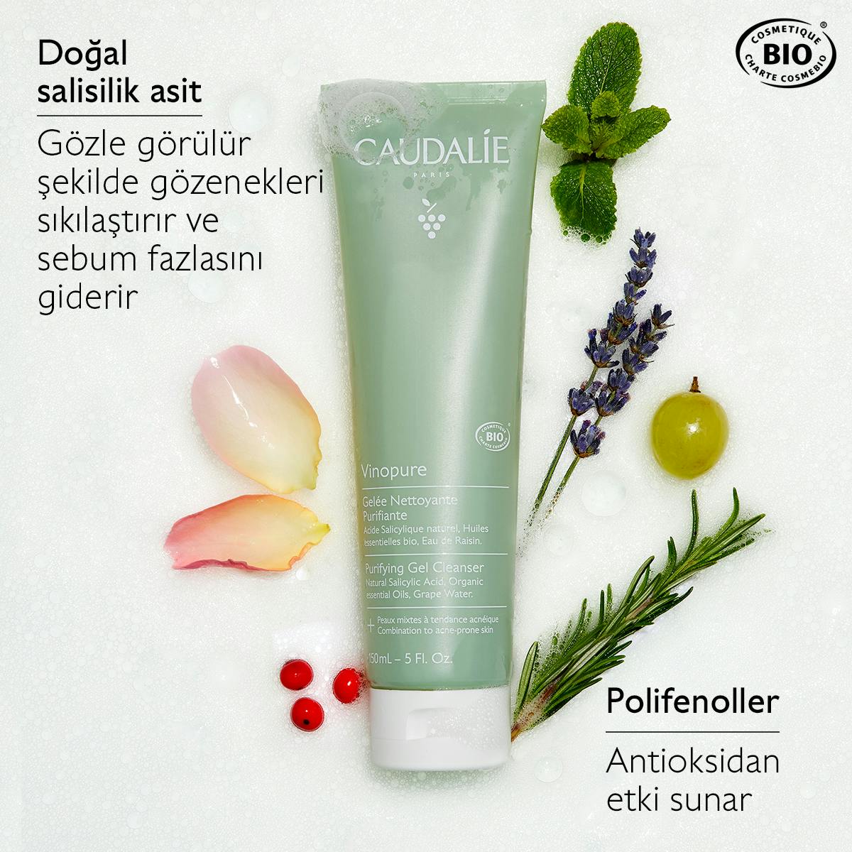 Caudalie Vinopure Arındırıcı Temizleme Jeli 150 ml