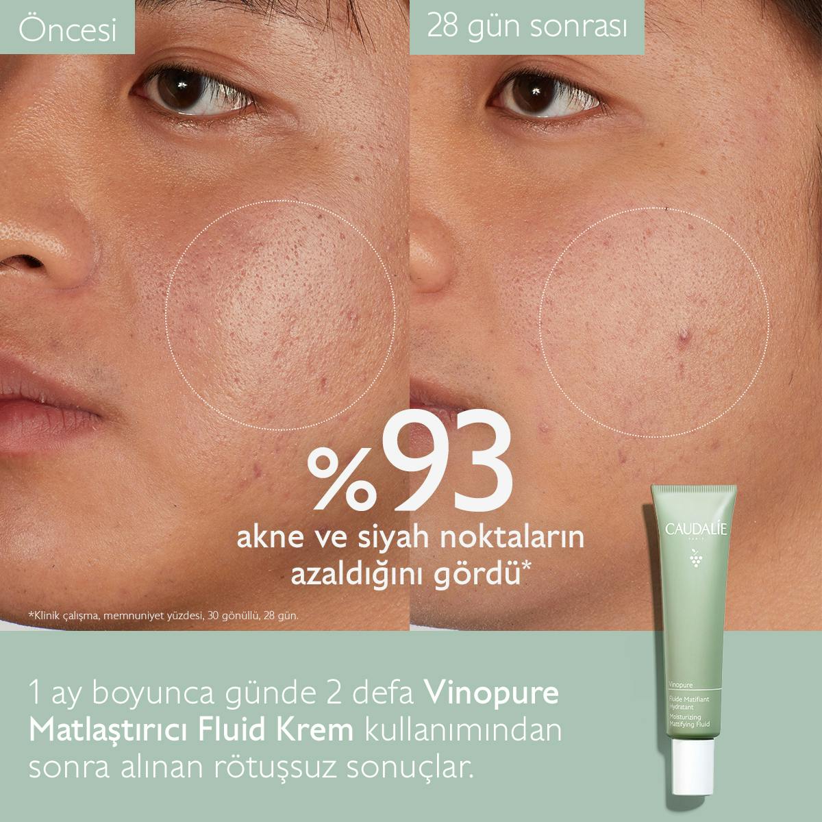 Caudalie Vinopure Matting Fluid Cream 40 ml