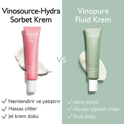 Caudalie Vinopure Matting Fluid Cream 40 ml