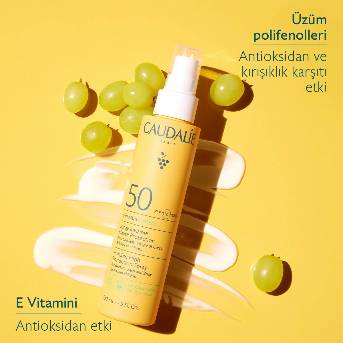 Caudalie Vinosun Protect Spf 50 Güneş Spreyi 150 ml