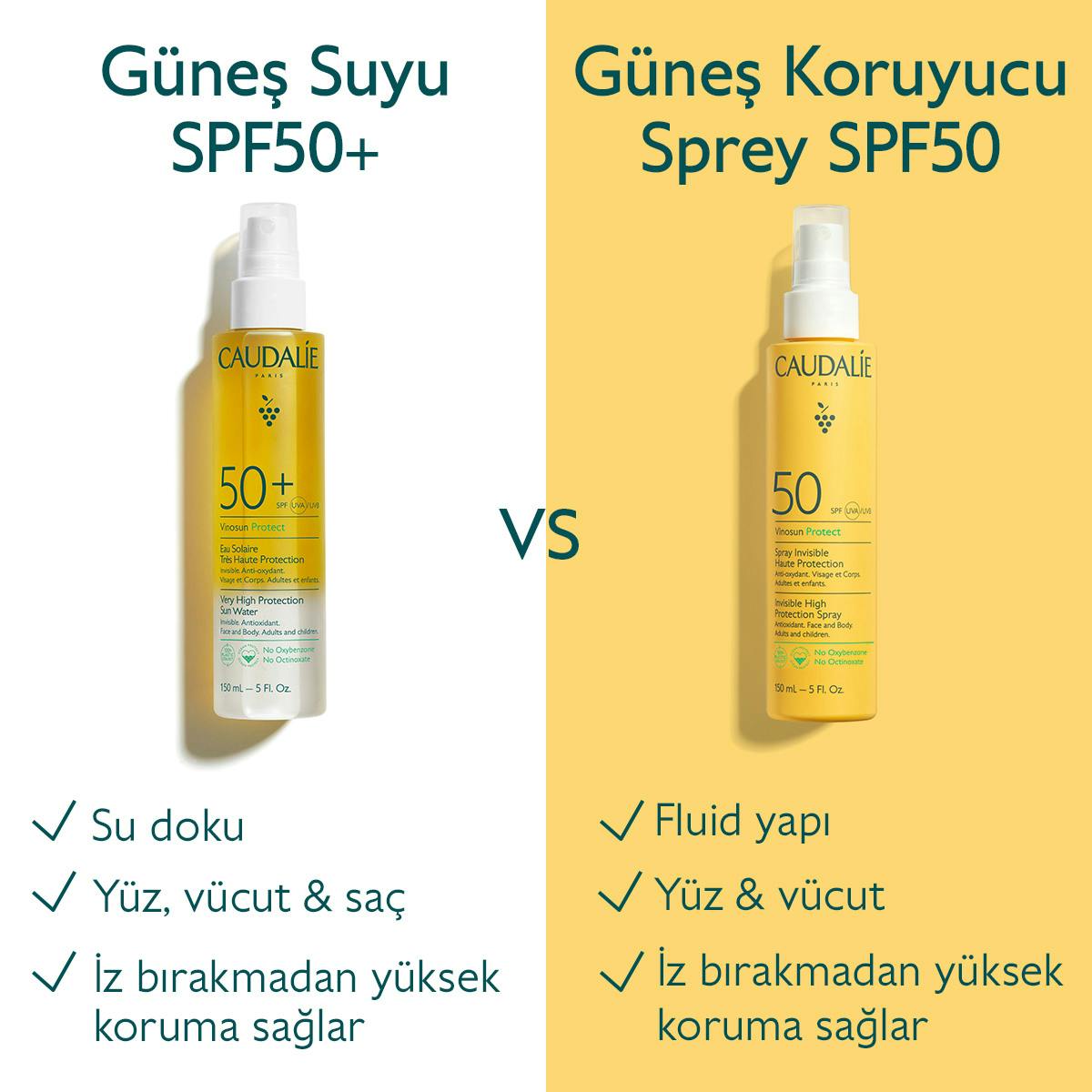 Caudalie Vinosun Protect Spf 50 Güneş Spreyi 150 ml