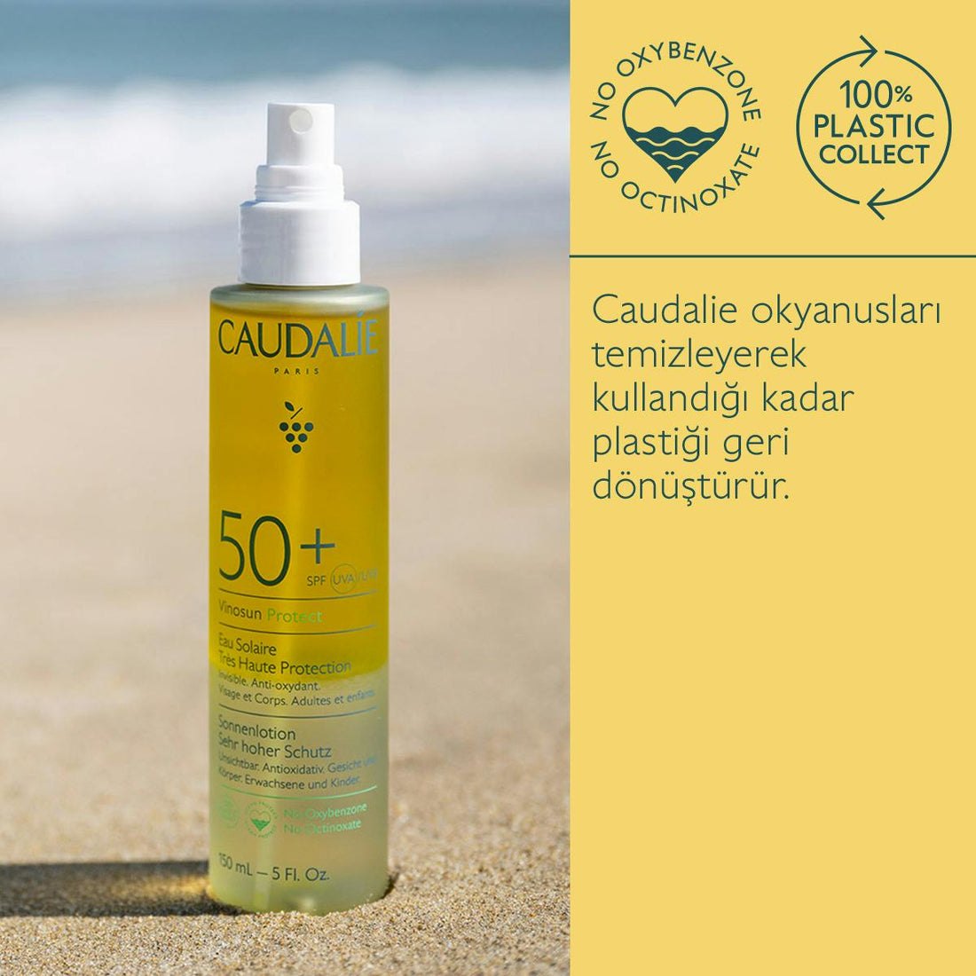 Caudalie Vinosun Protect Spf 50 Güneş Suyu 150 ml