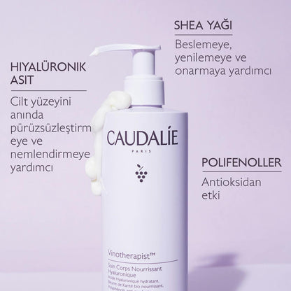 Caudalie Vinotherapist Besleyici Hyalüronik Vücut Losyonu 400 ml
