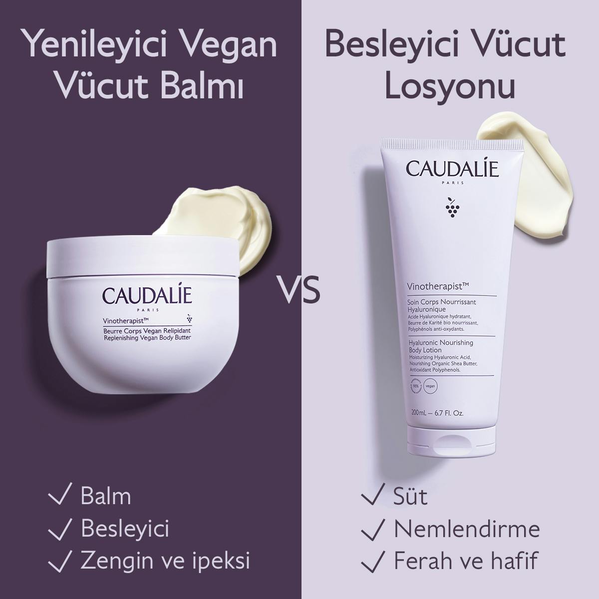 Caudalie Vinotherapist Yenileyici Vegan Vücut Balmı 250 ml