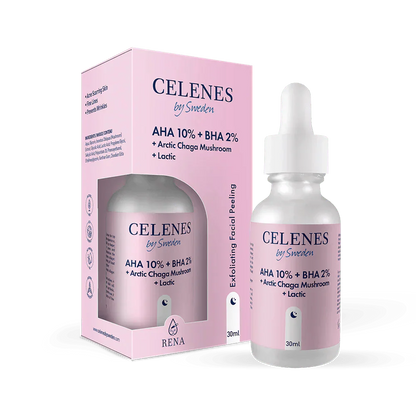 Celenes AHA+BHA+Lactic+Chaga Mushroom Serum 30 ml