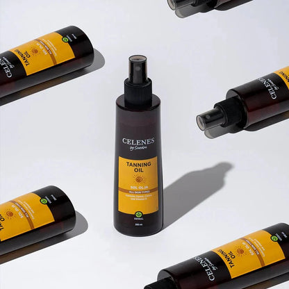 Celenes Herbal Bronzlaştırıcı Güneş Yağı 200 ml