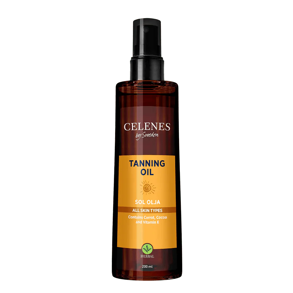 Celenes Herbal Bronzlaştırıcı Güneş Yağı 200 ml