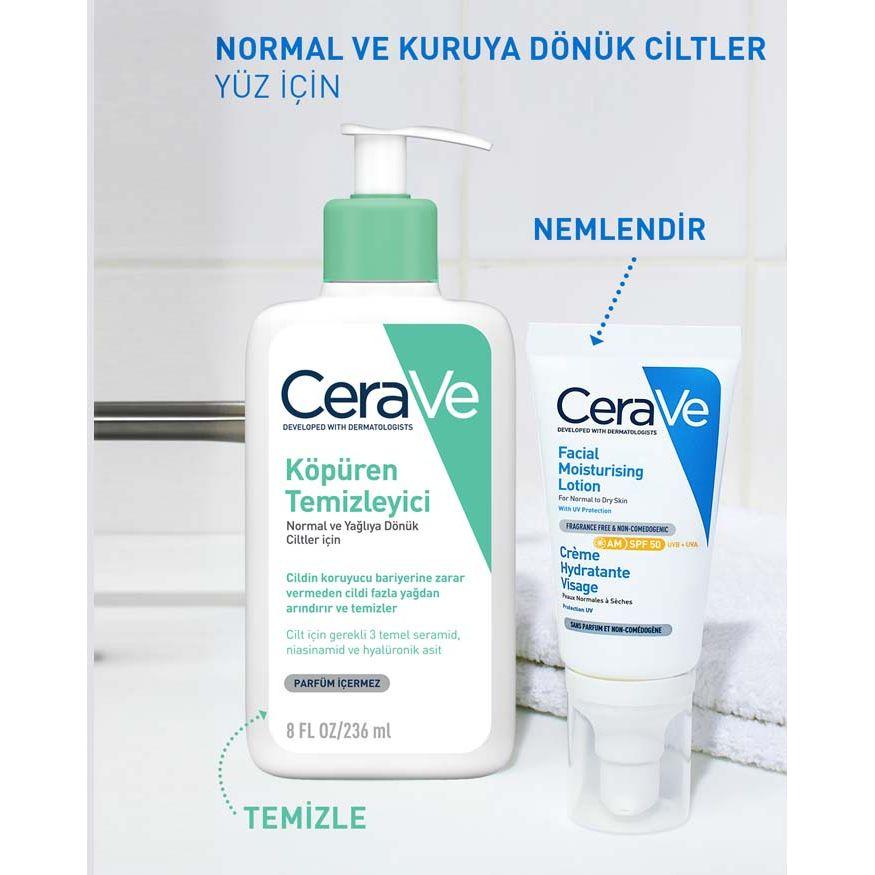 Cerave Facial Moisturising Lotion Yüz Kremi 50 SPF 52 ml