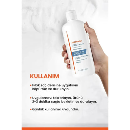 Ducray Anaphase Plus Dökülme Karşıtı Şampuan 400 ml