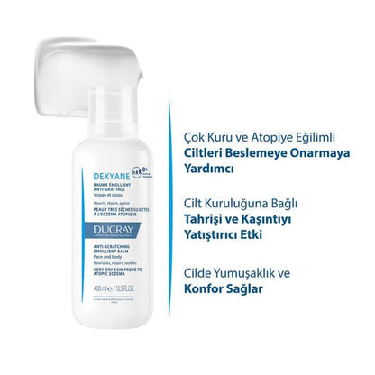 Ducray Dexyane Baume Emollient Kuruluk Karşıtı Nemlendirici Balm 400 ml