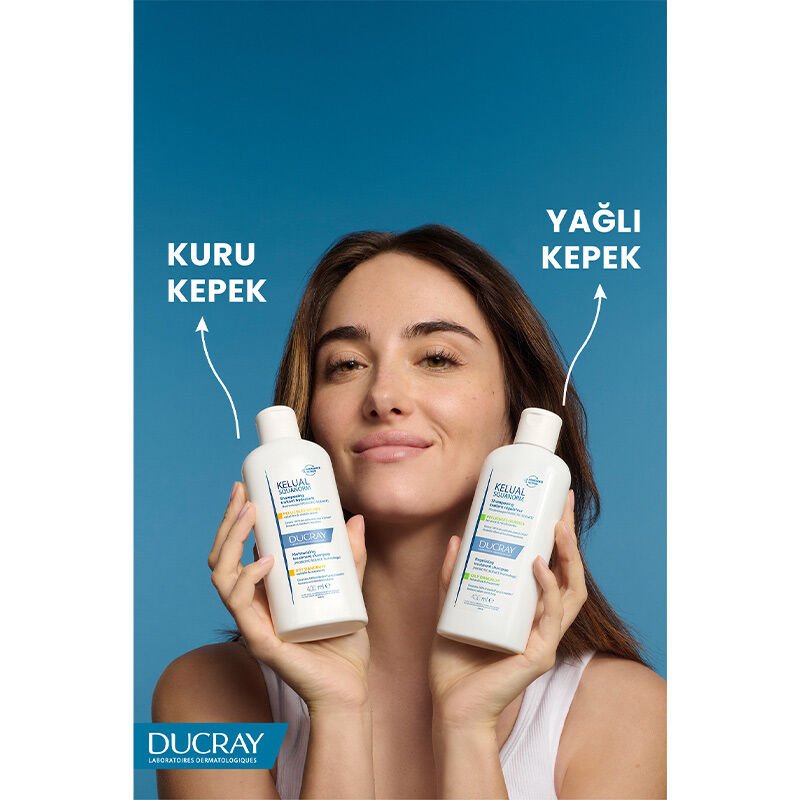 Ducray Kelual Squanorm Kuru Saçlar için Kepek Şampuanı 400 ml
