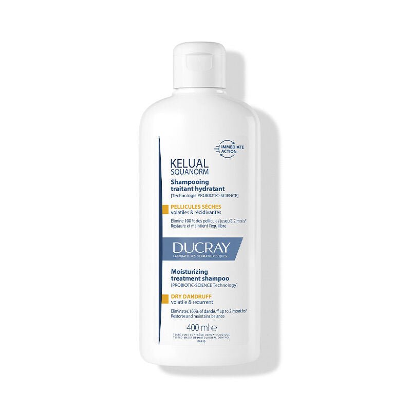Ducray Kelual Squanorm Kuru Saçlar için Kepek Şampuanı 400 ml