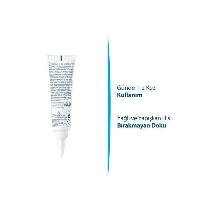 Ducray Keracnyl Glycolic+ Siyah Nokta ve Parlama Karşıtı Bakım Kremi 30ml