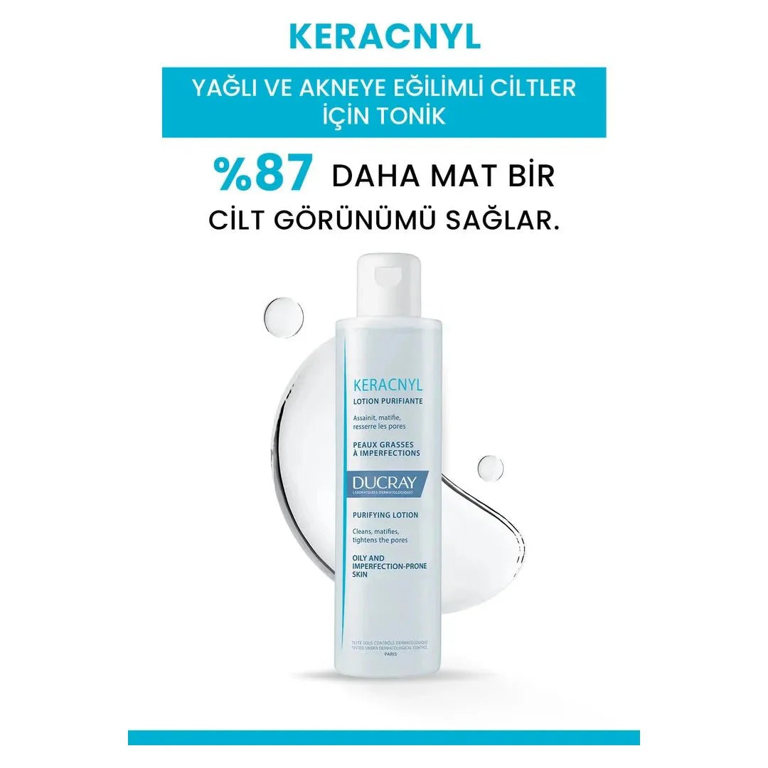 Ducray Keracnyl Lotion Siyah Nokta ve Akne Karşıtı Losyon 200 ml