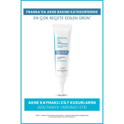 Ducray Keracnyl PP+ Akneye Eğilimli Ciltler İçin Bakım Kremi 30 ml