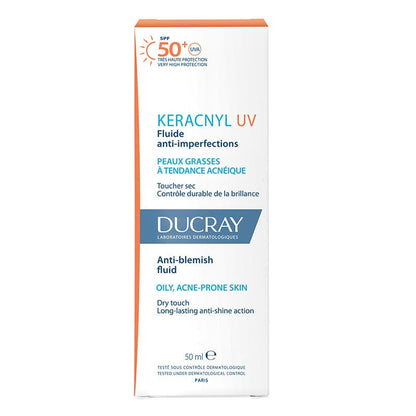 Ducray Keracnyl UV SPF 50+ Anti Blemish Fluide Güneş Koruyucu 50 ml