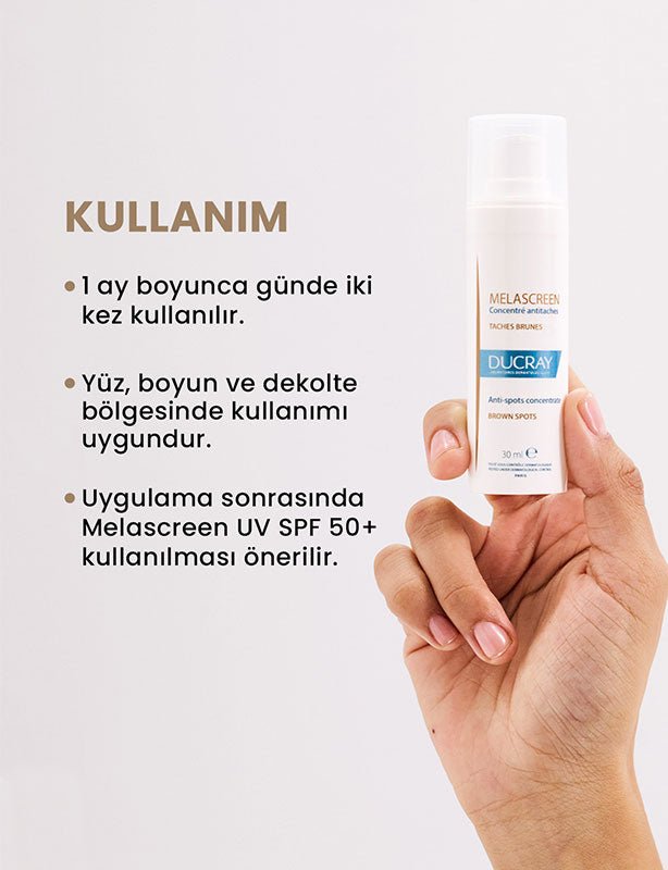 Ducray Melascreen Koyu Leke Karşıtı Konsantre Bakım Kremi 30 ml