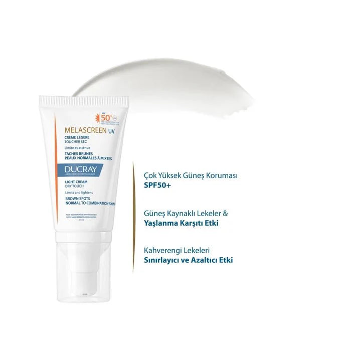 Ducray Melascreen Riche Leke Karşıtı Bakım Kremi SPF50+ 40 ml
