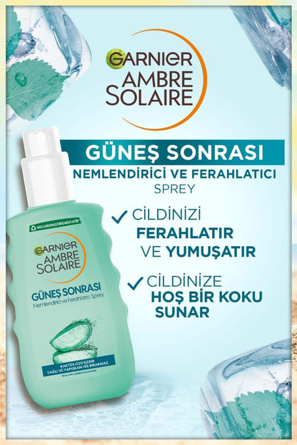 Garnier Ambre Solaire Güneş Sonrası Nemlendirici Ferahlatıcı Sprey 200 ml