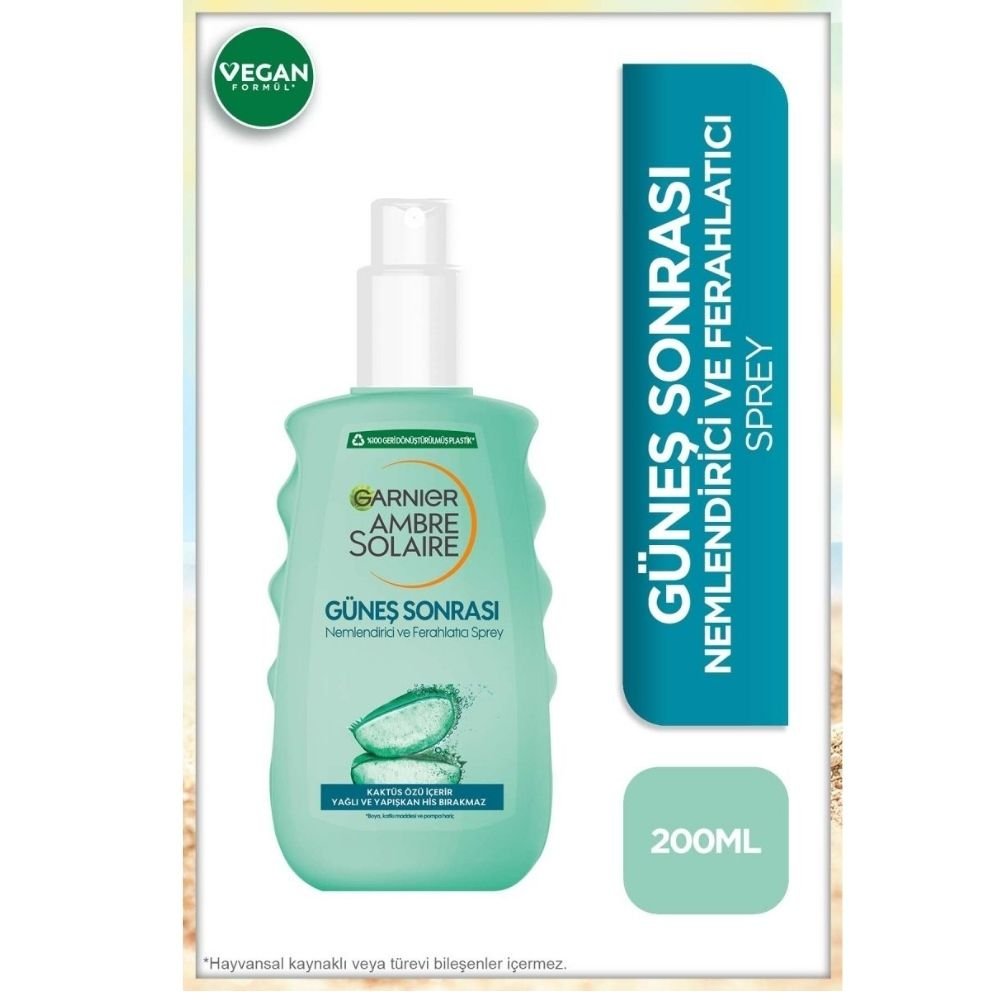 Garnier Ambre Solaire Güneş Sonrası Nemlendirici Ferahlatıcı Sprey 200 ml