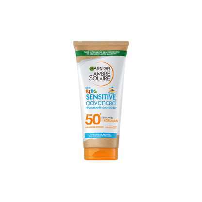 Garnier Ambre Solaire Sensitive Advanced Çocuk Hipoalerjenik Güneş Koruyucu Süt SPF50+ 175ML