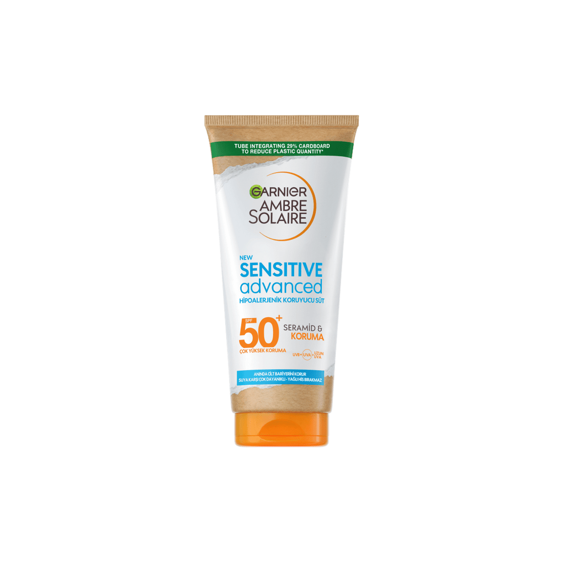 Garnier Ambre Solaire Sensitive Advanced Hipoalerjenik Güneş Koruyucu Süt SPF50+ 175 ml