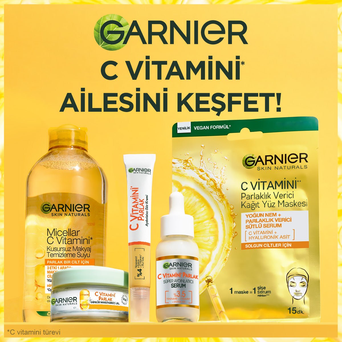 Garnier C Vitamini Parlak Aydınlatıcı Göz Kremi 15ml