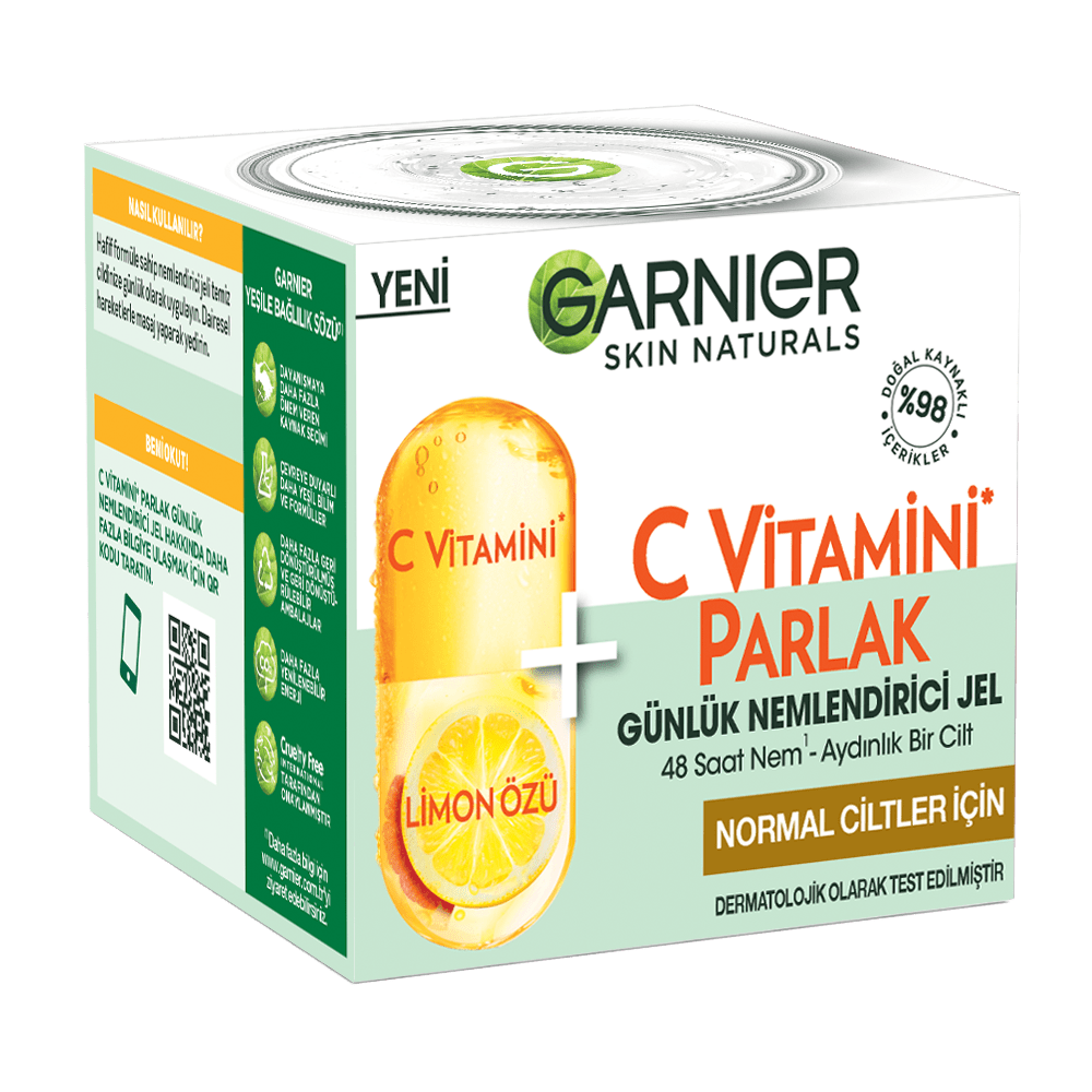 Garnier C Vitamini Parlak Günlük Nemlendirici Jel 50ml
