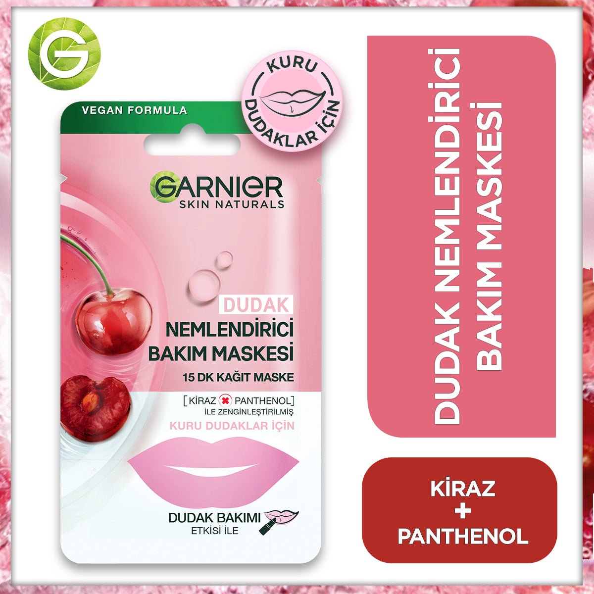 Garnier Dudak Nemlendirici Bakım Maskesi
