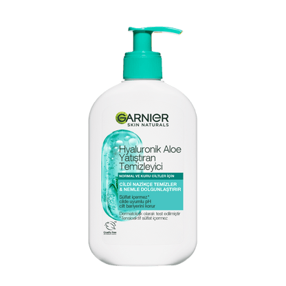 Garnier Hyaluronik Aloe Nemlendiren ve Yatıştıran Temizleyici 250 ml