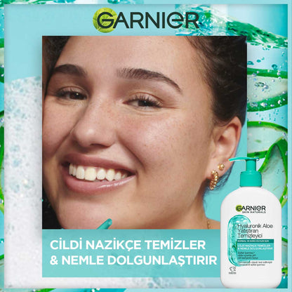 Garnier Hyaluronik Aloe Nemlendiren ve Yatıştıran Temizleyici 250 ml