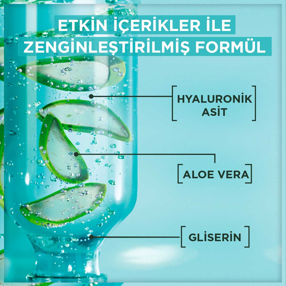 Garnier Hyaluronik Aloe Nemlendiren ve Yatıştıran Temizleyici 250 ml