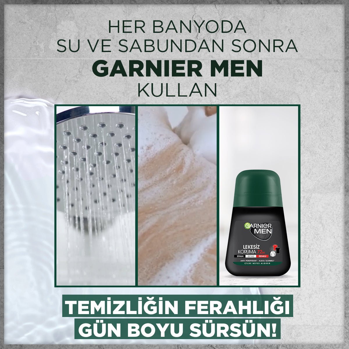 Garnier Men Lekesiz Koruma Roll-on Deodorant