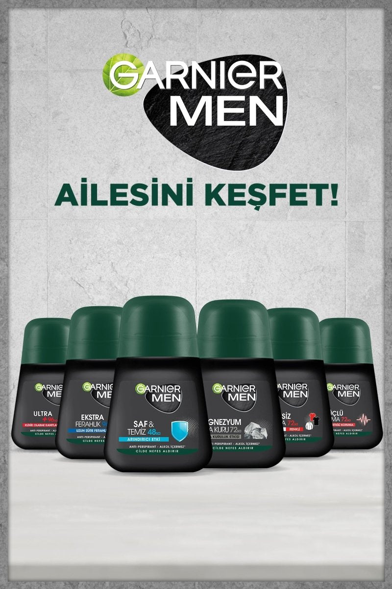 Garnier Men Saf ve Temiz Roll-on Deodorant