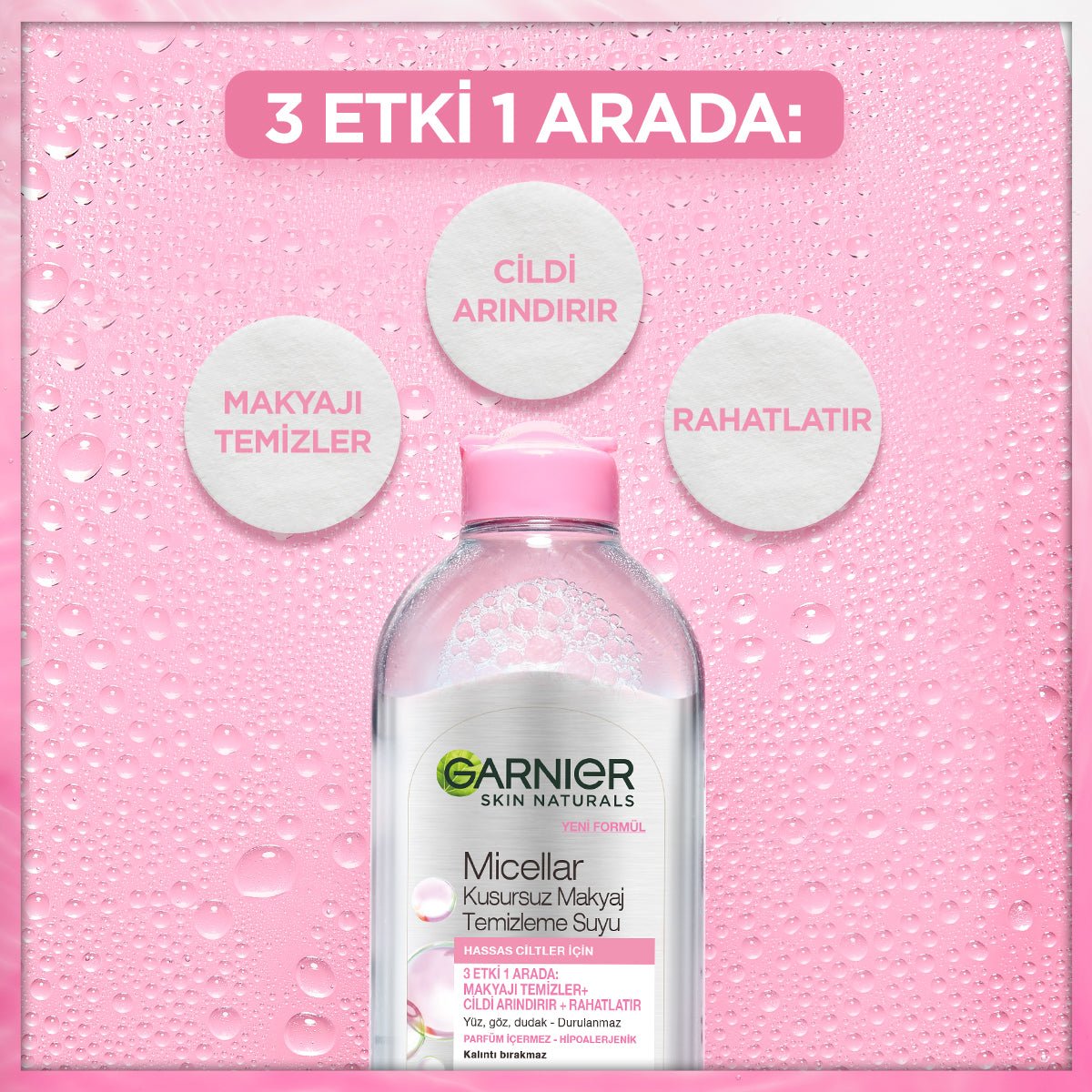 Garnier Micellar Kusursuz Makyaj Temizleme Suyu 400 ML